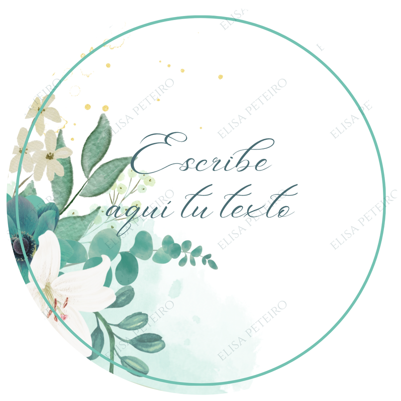 Colección Aqua Flower, diseño 6