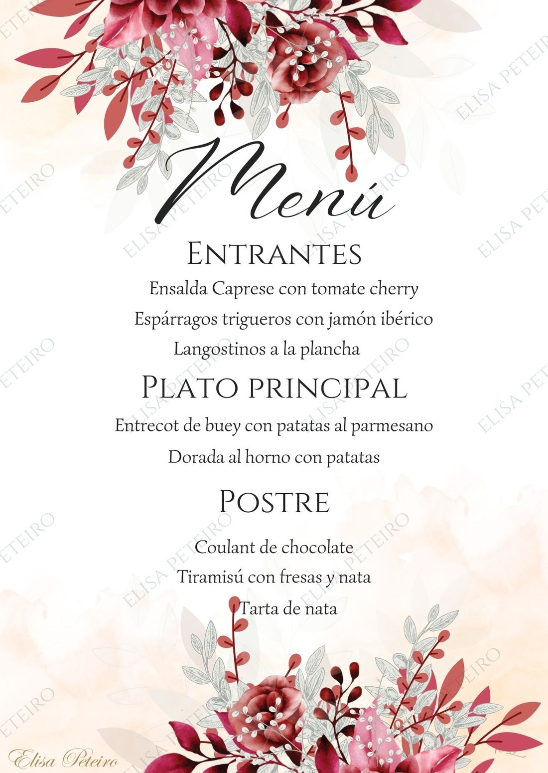 Colección Red Garden, diseño 2